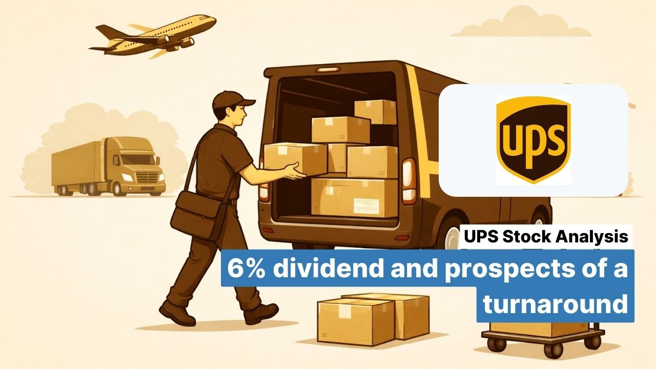 UPS stock analysis: 6% dividend and prospects of a turnaround