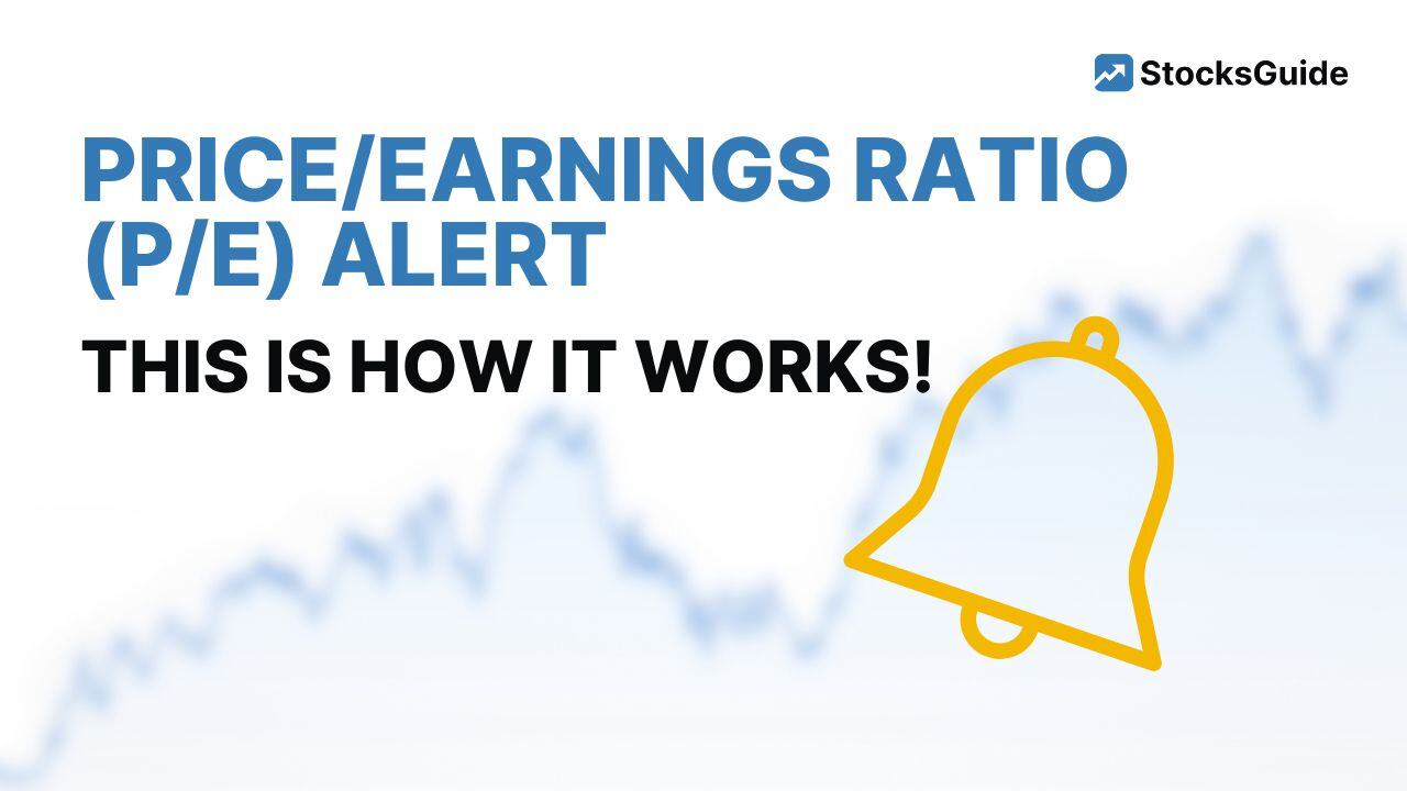 How to create a P/E ratio alert