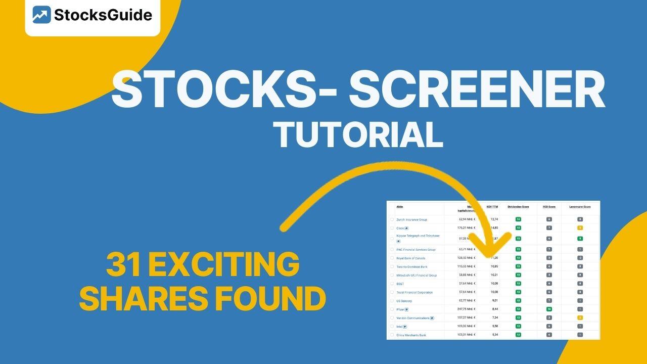 Analyze and compare stocks in just a few minutes - with StocksGuide Charts